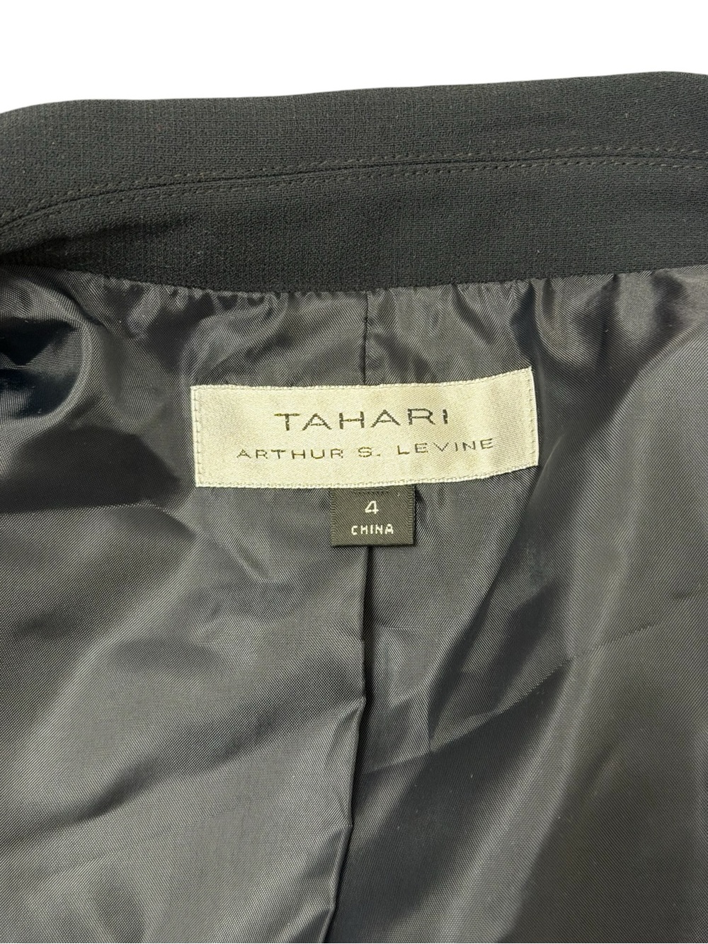 NWT Tahari Arthur S. Levine Navy Military Button Coat - Picture 6 of 6